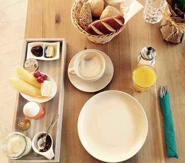 Frühstück im Café Aufschlag Ladenburg